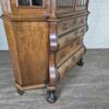 Vitrine Kabinettschrank Geschirrschrank Barock 1780 Nussbaum – Bild 10