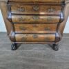 Vitrine Kabinettschrank Geschirrschrank Barock 1780 Nussbaum – Bild 5