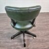 Chesterfield Bürostuhl Schreibtischstuhl Leder Grün – Bild 7