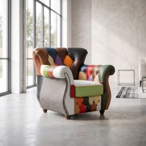 Chesterfield Sessel Leder Modell Karneval