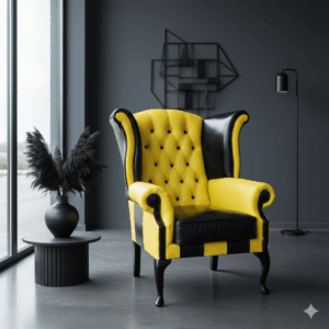 Chesterfield Sessel Leder Modell Dortmund