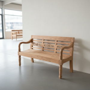 Holzbank Gartenbank Bank Teakholz 1,50 m