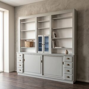 Buffetschrank Schrank Ladenregal Jugendstil 1920 Kiefer