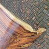 Baumstamm Stehtisch Bartisch L-Form Teakholz 3,70 m – Bild 11