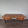 Schreibtisch Teakholz 2,04 m – Bild 3