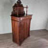 Vertiko mit Aufsatz Gründerzeit 1890 Mahagoni
