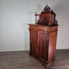 Vertiko mit Aufsatz Gründerzeit 1890 Mahagoni – Bild 3