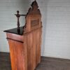 Vertiko mit Aufsatz Gründerzeit 1890 Mahagoni – Bild 15