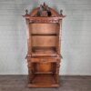 Doppelschrank Spiegelschrank Jugendstil 1900 Nussbaum – Bild 12