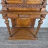 Doppelschrank Spiegelschrank Jugendstil 1900 Nussbaum – Bild 6