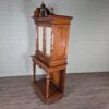 Doppelschrank Spiegelschrank Jugendstil 1900 Nussbaum – Bild 3