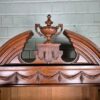 Doppelschrank Spiegelschrank Jugendstil 1900 Nussbaum – Bild 14
