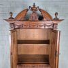 Doppelschrank Spiegelschrank Jugendstil 1900 Nussbaum – Bild 13