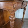 Doppelschrank Spiegelschrank Jugendstil 1900 Nussbaum – Bild 7