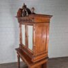 Doppelschrank Spiegelschrank Jugendstil 1900 Nussbaum – Bild 4