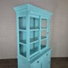 Vitrine Bücherschrank Massivholz Türkis 1,30 m – Bild 5