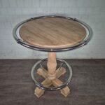 Stehtisch Teakholz Ø 0,94 m – Bild 4