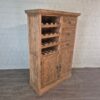 Weinschrank Weinregal Teakholz 1,08 m