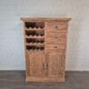 Weinschrank Weinregal Teakholz 1,08 m – Bild 2
