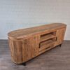 Sideboard Anrichte Oval Teakholz 2,20 m