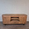 Sideboard Anrichte Oval Teakholz 2,20 m – Bild 2