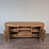 Sideboard Anrichte Oval Teakholz 2,20 m – Bild 8