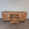 Sideboard Anrichte Oval Teakholz 2,20 m – Bild 11