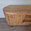 Sideboard Anrichte Oval Teakholz 2,20 m – Bild 4