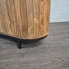 Sideboard Anrichte Oval Teakholz 2,20 m – Bild 7