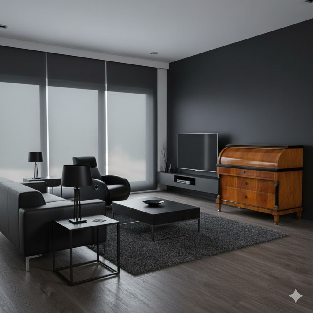 Sekretär Biedermeier 1820 Kirschbaum – Bild 2