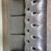 Chesterfield Sofa Couch Leder Anthrazit 2,00 m – Bild 9