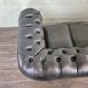 Chesterfield Sofa Couch Leder Anthrazit 2,00 m – Bild 7