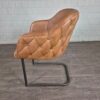 Stuhl Küchenstuhl Esszimmerstuhl Leder Cognac – Bild 9