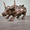 Dekoration Skulptur Stier Bronze 0,60 m – Bild 2