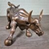 Dekoration Skulptur Stier Bronze 0,60 m – Bild 5