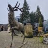 Dekoration Skulptur Hirsch Gusseisen 1,73 m – Bild 2