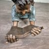 Skulptur Dekoration Junge Bronze 1,07 m – Bild 7