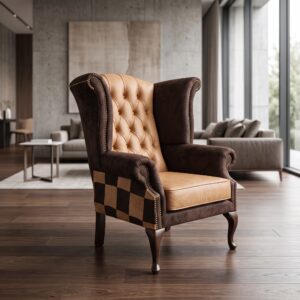 Chesterfield Sessel Leder Modell Louis