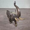 Skulptur Dekoration indischer Elefant Bronze 0,70 m – Bild 3