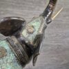 Skulptur Dekoration indischer Elefant Bronze 0,70 m – Bild 5
