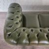 Chesterfield Sofa Couch Leder Olive 2,00 m – Bild 14