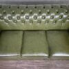 Chesterfield Sofa Couch Leder Olive 2,00 m – Bild 7