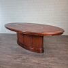 Konferenztisch Tisch Oval Mahagoni 2,38 m x 1,20 m – Bild 4
