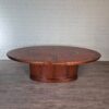 Konferenztisch Tisch Oval Mahagoni 2,38 m x 1,20 m