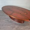 Konferenztisch Tisch Oval Mahagoni 2,38 m x 1,20 m – Bild 5