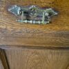 Sideboard mit Aufsatz Anrichte Jugendstil 1900 Eiche – Bild 8