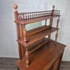 Sideboard mit Aufsatz Anrichte Jugendstil 1900 Eiche – Bild 4