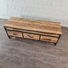 Lowboard TV-Möbel Teakholz 1,30 m – Bild 5