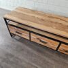 Lowboard TV-Möbel Teakholz 1,30 m – Bild 6