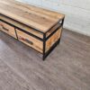 Lowboard TV-Möbel Teakholz 1,30 m – Bild 7